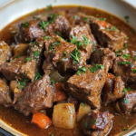 Easy Slow Cooker Garlic Beef Recipe
