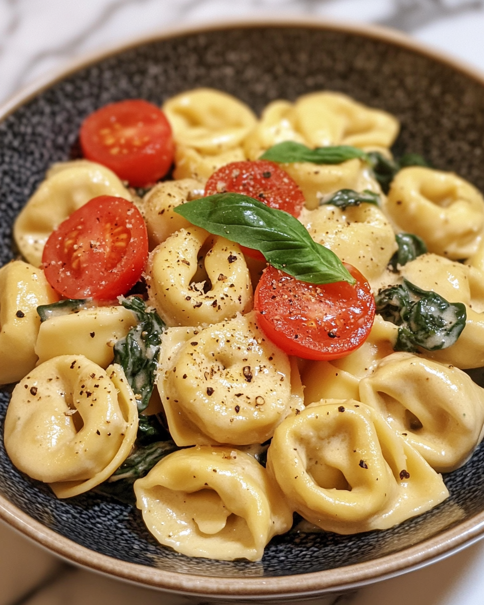 The Easiest Slow Cooker Creamy Tortellini You’ll Ever Make
