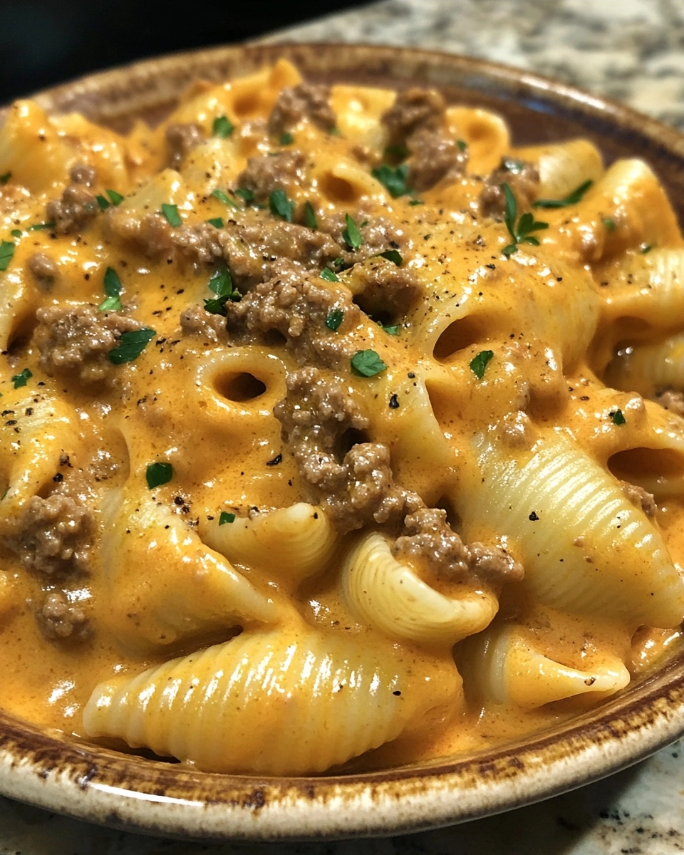 Homemade Creamy Beef and Shells – Better Than Takeout