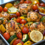 Easy Herb Chicken Veggie Bake Recipe